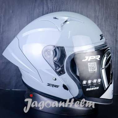 JPR HELM ZR16 SOLID | GORILLA GREY | JPX ZR-16 SINGLE VISOR - L CLEAR