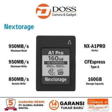 Nextorage NX-A1PRO CFExpress Type A 160GB CF Express Card 160 GB