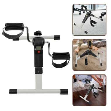 DUTRIEUX Sepeda Statis Mini Exercise Bike Leg Trainer Foldable DR-25 Sepeda Statis Alat Fitness Keci