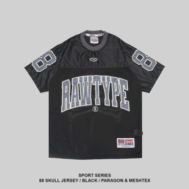 RAWTYPE RIOT 88 Skull Jersey - Black S
