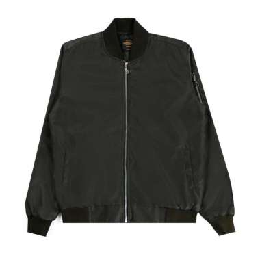 JAKET PRIA - CAVEN OLIVE GREEN BOMBER JACKET - WATERPROOF JACKET S