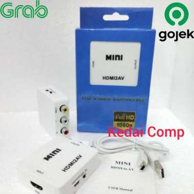 Converter HDMI To AV RCA / Konektor HDMI2AV Adapter mini Hdmi av rca