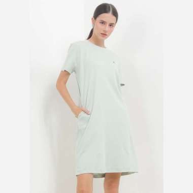 Hush Puppies Clara Tee Dress Wanita XL Sage