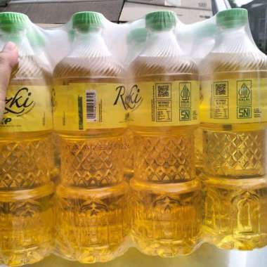 Minyak Goreng Rizki 1krat isi 12 botol . satu pabrik dengan tropikal