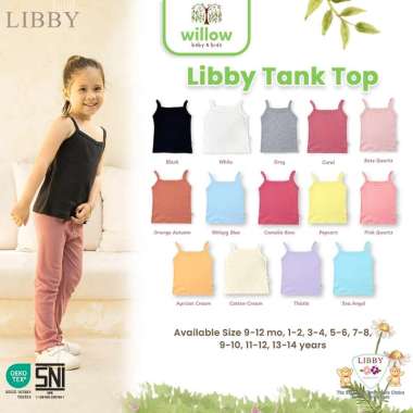 Kaos Tanktop Anak - Libby Tank Top New 1-2Y Pink Quartz