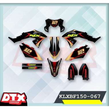 Decal KLX BF full body decal klx supermoto stiker motor trail motocross decal Supermoto stiker motor