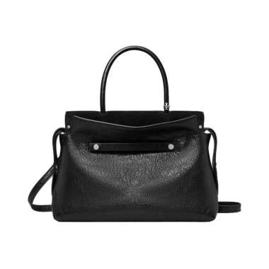 [12.12 Dealcember] Tory Burch Mercer Distrressed Satchel Black Black