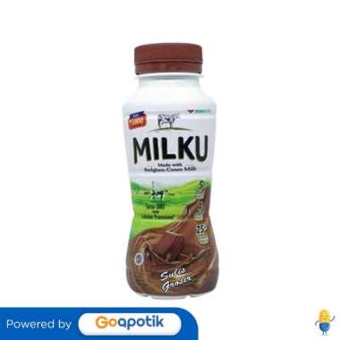 MILKU SUSU UHT RASA COKLAT 200 ML BOTOL