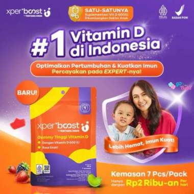 Expert Boost Mini 7 Gummy - Gummy Vitamin 600IU D3 Anak dan Dewasa