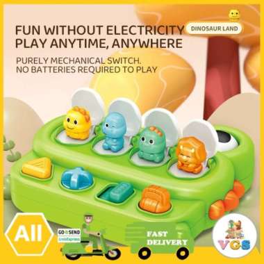 Mainan Anak Musik Bayi Dino ABCD Organ Piano