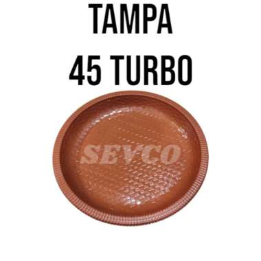 Tampa / Tampi / Talam / Nampan bulat plastik motif anyaman kecil (K) 45 TURBO