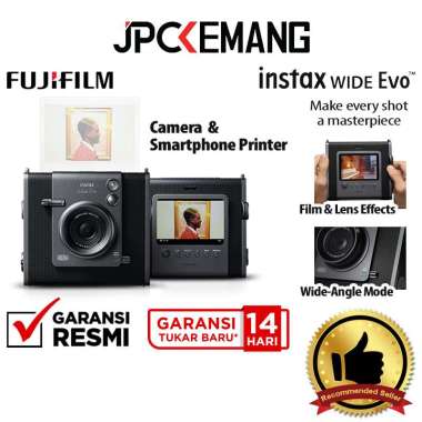 JPC KEMANG Fujifilm Instax Wide Evo Instant Film Camera & Smartphone Printer Fuji Instax Wide Evo Ka