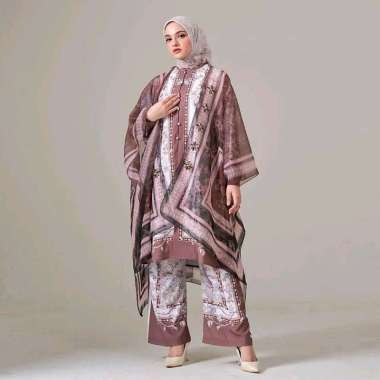 One Set Coklat Setcel Coklat One Set Premium Setcel Premium Setelan Celana Wanita Setelan Jumbo Baju