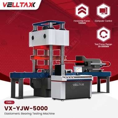 5000kN Elastomeric Bearing Testing Machine Velltax VX-YJW-5000