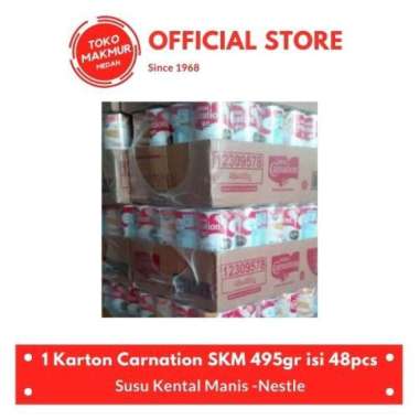 1 KARTON SUSU KENTAL MANIS CARNATION 488GR ISI 48 PCS