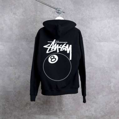 Hoodie STUSSY 8 BALL POOL BLACK HOODIE 100%ORIGINAL Size S