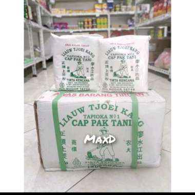 Tepung Tapioka Cap Pak Tani LTK 500gr × 20Pcs 1 Dus