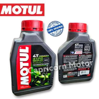 MOTUL 3100 GOLD 4T SAE 10W 40 Oli Mesin Motor Bebek 4 Tak 800ml