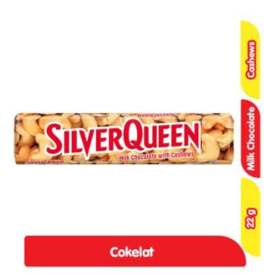 SilverQueen Cokelat Susu Batang Almond 22 g