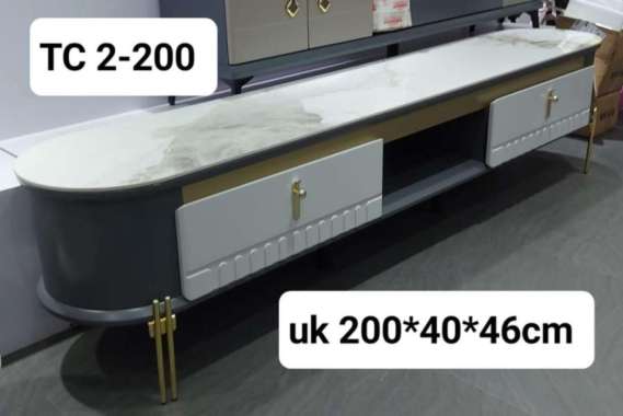 bufet tv import mewah / meja tamu minimalis 2-130 buffet