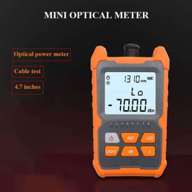 Linkwell Alat Tester Kabel Fiber Optik 2in1 OPM Power Meter 6dBm - LW-NK-706 - Orange