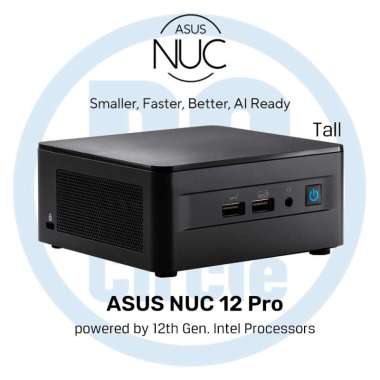 Mini PC ASUS NUC 12 PRO NUC12WSHI7 NUC12WSHI70000-8SW5 - Intel Core i7 1260P RAM 8GB DDR4 SSD 512GB