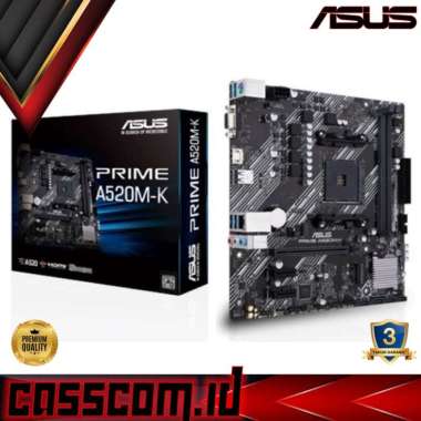 Motherboard ASUS PRIME A520M-K AMD AM4 A520 DDR4