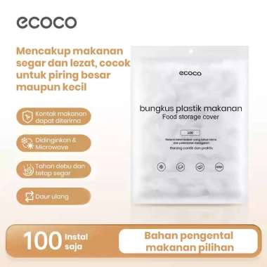 ECOCO Refill Food Storage Cover - Penutup bungkus plastik sekali pakai kantong plastik khusus food g