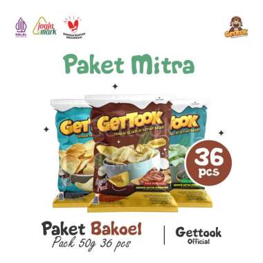 Gettook Keripik Getuk Singkong Paket Hemat 36 pcs Pillow Pack