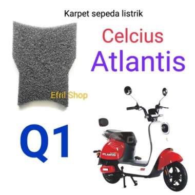 Karpet sepeda listrik Celcius Atlantis Q1 Cokelat