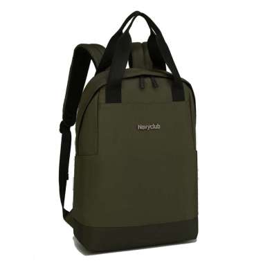 Navy Club Tas Ransel Kasual ICI - Backpack Daypack Tas Laptop Up to 14 Inch Tas Pria Wanita khaki