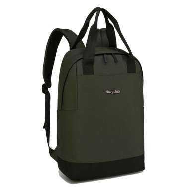 Navy Club Tas Ransel Kasual ICI - Backpack Daypack Tas Laptop Up to 14 Inch Tas Pria Wanita Olive