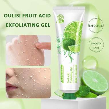 【READY STOCK】Asli 100% OULISI Fruit Acid Exfoliating Gel 30 Gr Facial Glowing Blackhead Cleaner Peel