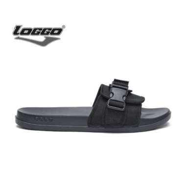 Loggo - Sandal Jaguar Series - Sandal Pria Black Extralight Phylon Siz 44 BLACK