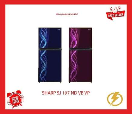 KULKAS SHARP SJ 197 ND VB - VP (FREE ONGKIR SBY)