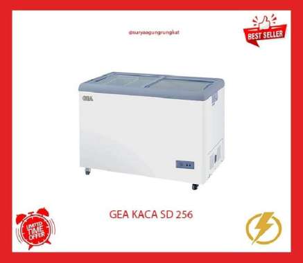 FREEZER BOX KACA GEA 256 LITER - SD 256