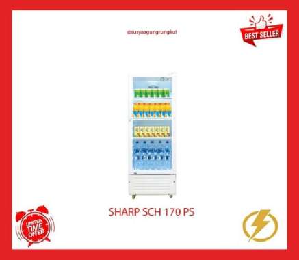 PENDINGIN / SHOWCASE SHARP SCH 170 PS (FREE ONGKIR SBY)