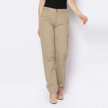 2nd RED Celana Panjang Wanita Cheerful Long Pants Twill Khaki 222507 34