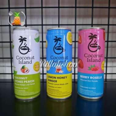 coconut island drink minuman 240ml Lemon Honey Gin