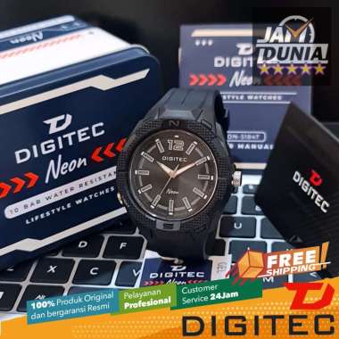 JAM TANGAN DIGITEC NEON ORIGINAL - JAM DIGITEC DN 5184T BK DIGITEC DN5184 JAM DIGITEC 5184 JAM TANGA