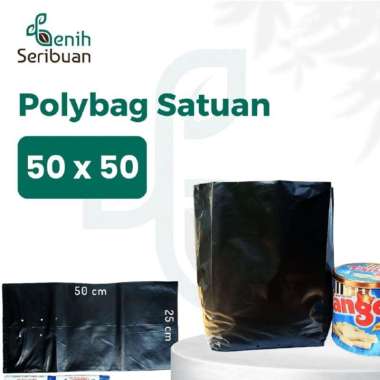 1 Polybag 50x50 Plastik Polibag Tanaman Besar Polibek Tebal 50 x 50