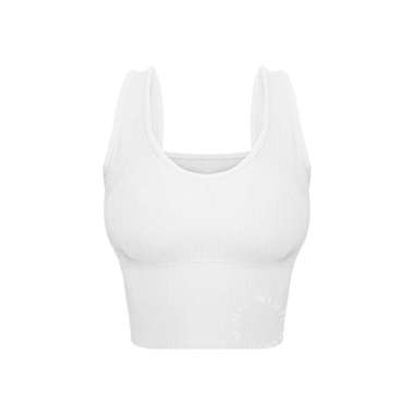 Wimiu Tanktop Tank Top Crop Top Sport Bra BH Sport BH Wanita Singlet Busa Tanktop100048 White