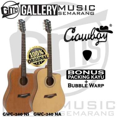 Gitar Cowboy Original GWC-240 NA GWC 240NS Gitar Akustik Cowboy Import GWC-240 NA