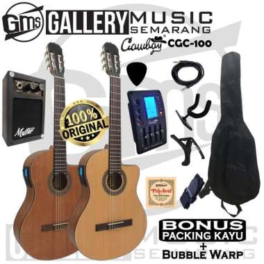 ORIGINAL!!! Gitar Klasik Elektrik Cowboy CGC-100NA CGC 100 NS EQ AW-5 AKUSTIK MURAH CGC-100 NS