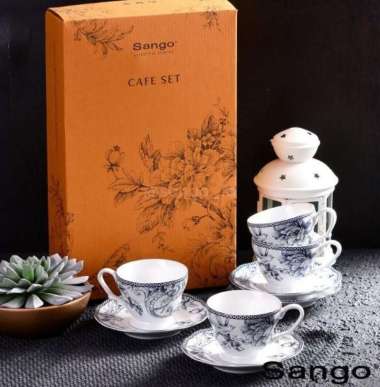 SANGO Rak Cangkir Kait Kayu Acacia (Isi 1) Marks Lime & Rk