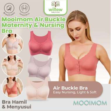 Pakaian Menyusui - Mooimom Air Buckle Maternity & Nursing Bra uk. XXL Red
