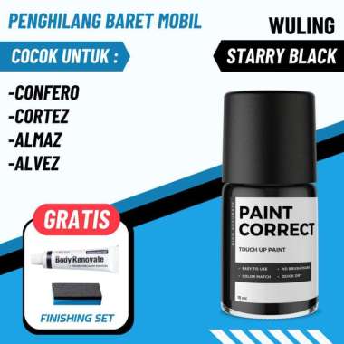 CAT OLES PENGHILANG BARET MOBIL WULING STARRY BLACK HITAM