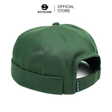 BOYSCODE Peci Mikki Hat Exclusive Hijau Army Polos / Kopiah Dewasa / Mikihat / Topi Distro Pria