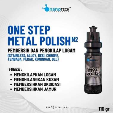 ONE STEP METAL POLISH - PEMBERSIH PENGKILAP LOGAM CHROME STAINLESS 1