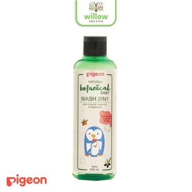 Sabun Mandi Bayi - Pigeon Botanical Baby Wash 2In1 240Ml